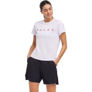 FALKE - Logo T-shirt - Sportshirt - Lichtgrijs - 100% Gerecycled Polyester