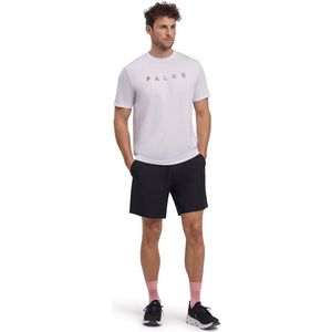 FALKE - Heren Training T-shirt - Wit - 100% Gerecycled Polyester, Sneldrogend