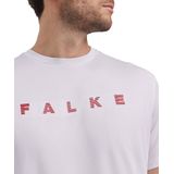 FALKE - Training Logo - Functioneel Shirt - Wit - Korte Mouwen