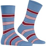FALKE - Marina Stripe - Heren Sokken - Blauw - Katoen - 1 Paar