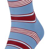 FALKE - Marina Stripe - Heren Sokken - Blauw - Katoen - 1 Paar