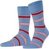 FALKE - Marina Stripe - Heren Sokken - Blauw - Katoen - 1 Paar
