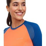 FALKE - Warm Shortsleeved Shirt - Functioneel Shirt - Oranje - Korte Mouwen