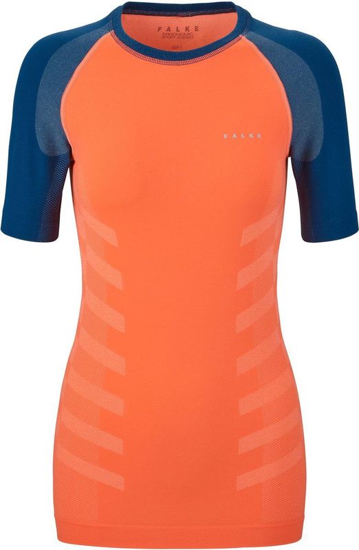 FALKE - Warm Shortsleeved Shirt - Functioneel Shirt - Oranje - Korte Mouwen