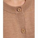 FALKE - Basic New Merino - Cardigan - Bruin - Dames