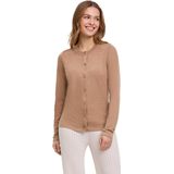 FALKE - Basic New Merino - Cardigan - Bruin - Dames