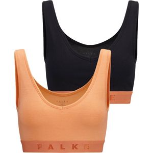 FALKE - Daily Comfort - Bustier - Oranje en Zwart - Set van 2