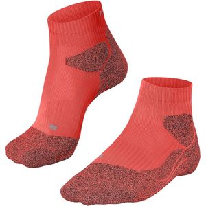 FALKE - RU Trail W - Chaussettes - Orange Coral - Anti-ampoule, Ademend, Compressie rond de enkel