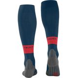 FALKE RU Compression Energy M KH hardloopsokken voor heren, functioneel materiaal met compressie, 1 paar, blauw (Blue Pond 6598) - kuitomtrek W3, 43-46 W3