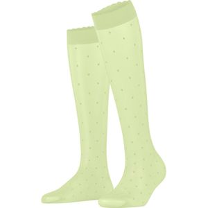 FALKE - Dot - Kniekousen - Groen - Transparant 15 DEN