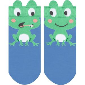 FALKE - 10419 - Babysokken - Blauw - Katoen, Gedessineerd, Voor Pasgeborenen