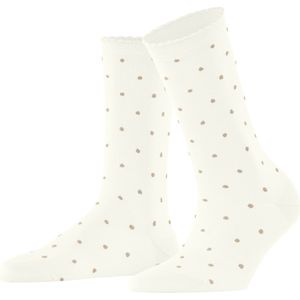 FALKE - Spike Dot - Katoenen Sokken - Wit - Maat 35-38