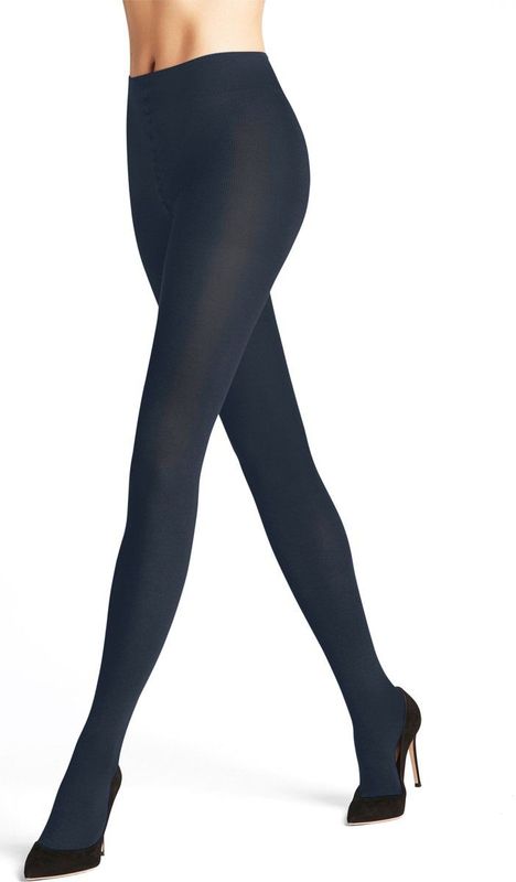 FALKE - Family - Panty - Blauw - Katoen, Maat 38-40