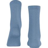 FALKE Shiny Rib damessokken, ijsblauw (eisblau)