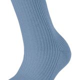 FALKE Shiny Rib damessokken, ijsblauw (eisblau)