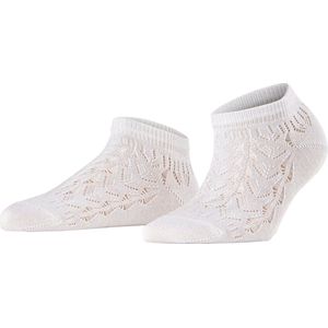 FALKE - Shiny W - Korte Sokken - Wit - 1 Paar - Lyocell