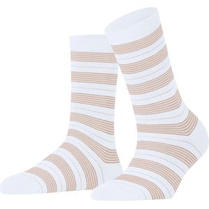 FALKE - Stripe Uniform - Sokken - Wit - Maat 35-38