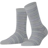 FALKE - Stripe Uniform - Gedessineerd Katoen Sokken - Grijs