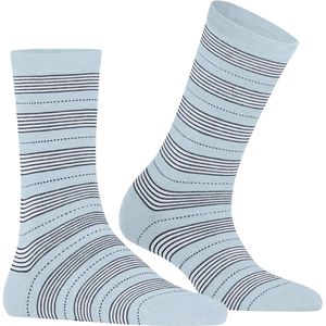 FALKE - Collegestijl Kous - Modern Streeppatroon - Katoen - Comfortabel