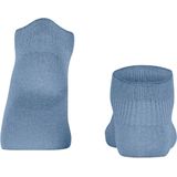 FALKE Shiny Rib W - Sport Sokken - Bleu Glacé - Viscose