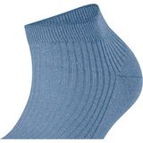 FALKE Shiny Rib W - Sport Sokken - Bleu Glacé - Viscose