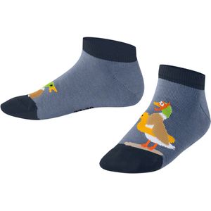 FALKE Uniseks-kind Korte sokken Funny Duck Friends K Sn katoen kort gedessineerd 1 paar, Blauw Light Jeans 6662, 19-22