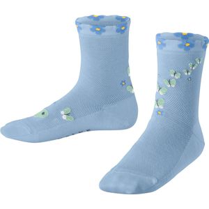 FALKE Beautiful Butterflies kort gedessineerd katoen korte sokken kinderen blauw - maat 23-26