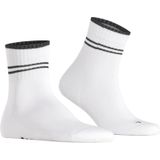 FALKE Run Rib Legacy Unisex Korte sok - Quarter sokken katoen - Badstof zool - Sportsokken wit