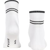 FALKE Run Rib Legacy Unisex Korte sok - Quarter sokken katoen - Badstof zool - Sportsokken wit