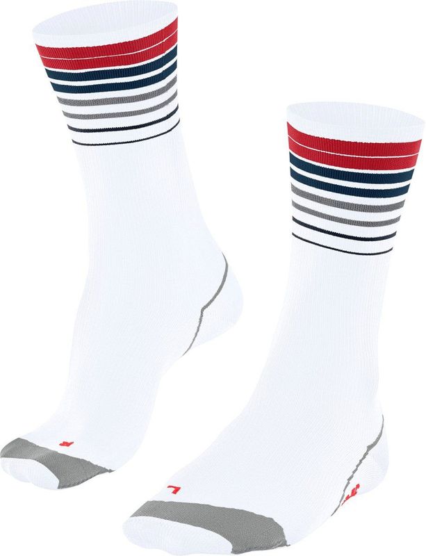 FALKE - BC Impulse - Functionele Fietssokken - Wit - Lichte Padding