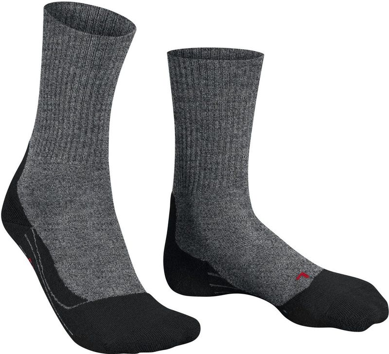 FALKE - TK2 Explore Wool - Sportsokken - Antraciet - Merinowol 70%