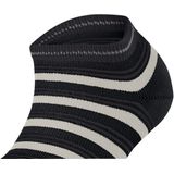 FALKE - Smart Stripe - Sneakersokken - Zwart - Katoen, Maat 35-38