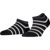FALKE - Smart Stripe - Sneakersokken - Zwart - Katoen, Maat 35-38