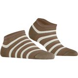 FALKE - Smart Stripe - Sneakersokken - Huidskleur - Katoen, Maat 39-42