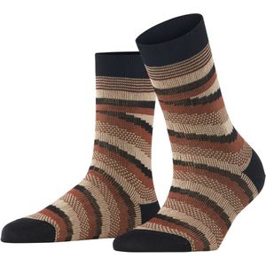 FALKE Latin Mix W So Baumwolle Gemustert 1 Paar Damessokken (1 stuk), Zwart 3000