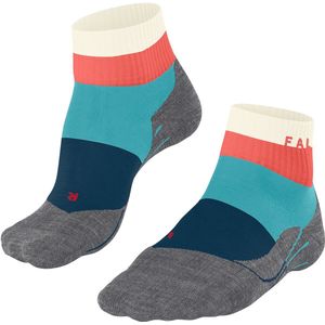 FALKE TK5 Wander Short dames trekking sokken kort, turquoise (turquoise)