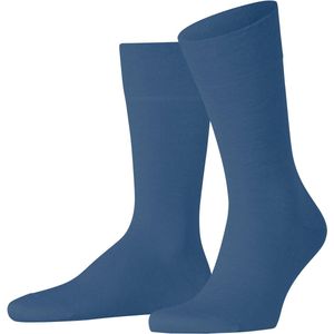 FALKE - Panama M - Huissokken - Blauw - Linnen-Katoenmix, Halflang, Ademend