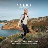 FALKE - TK2 Explore W - Sportsokken - Zwart - Wol - Anti-blaar
