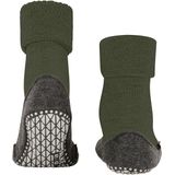 FALKE - Cosyshoe - Huissokken - Groen - Wol met Noppen op de Zool