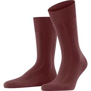 FALKE - Lhasa Rib - Heren Sokken - Bruin Cayenne 5950 - 1 Paar - So Wol Kasjmier