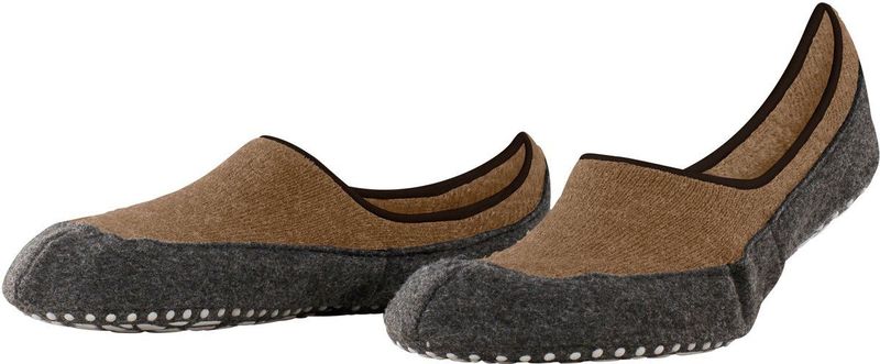 FALKE - Cosyshoe - Huissokken - Beige - Noppen op de Zool