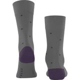 FALKE - Heren Sokken Dot M - Grijs Flanell - Katoen - 1 Paar