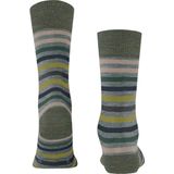 FALKE - Tinted Stripe - Sokken - Blauw - Wol Katoen Gedessineerd - 1 Paar