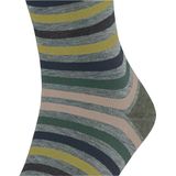 FALKE - Tinted Stripe - Sokken - Blauw - Wol Katoen Gedessineerd - 1 Paar