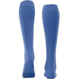 FALKE - Dames Kniekousen - Blauw Water 6550 - Softmerino W Kh Wol Katoen - 1 Paar