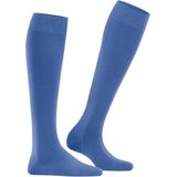 FALKE - Dames Kniekousen - Blauw Water 6550 - Softmerino W Kh Wol Katoen - 1 Paar