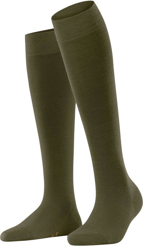 FALKE - Kniekousen - Groen - Softmerino W - 1 paar - 39-40