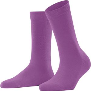 FALKE - Family W - Katoenen Sokken - Rood Phlox 8067 - 1 Paar