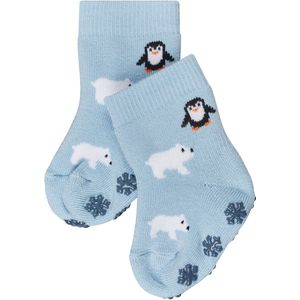 FALKE - Winter Animals B Hp - Stopper Sokken - Blauw - Katoen - 1 Paar