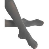 FALKE - Pure Matt 50 DEN - Kniekousen - Grijs Flanell - 1 paar